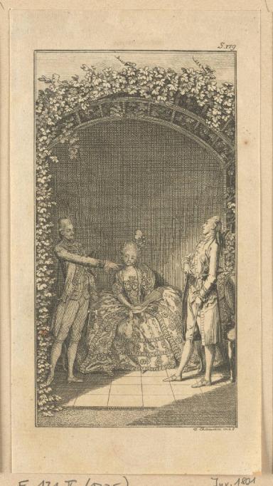 Der Oberst beleidigt Herrn von Säugling