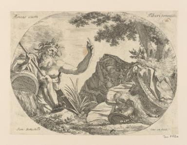 Aeneas und Tiber