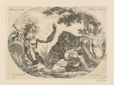 Aeneas und Tiber