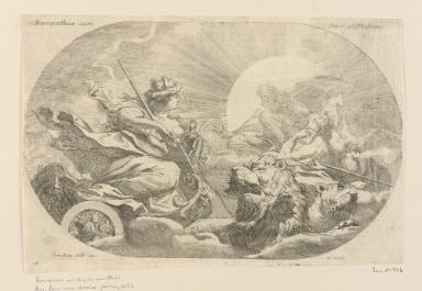 Berecynthia mit Jupiter und Pluto