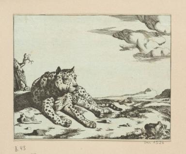 Blatt aus der Serie: Leoparden