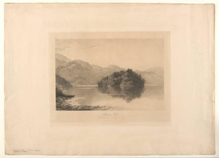 Seelandschaft mit Insel Ellen's Isle
