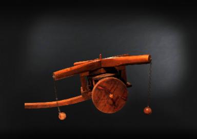 Streitwagen mit Morgensternkarussell