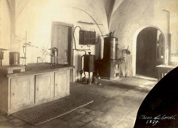 Schlosslabor im Jahr 1879