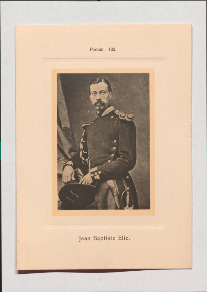 Jean Baptiste Elie aus Adolph Goldbergs Porträt-Sammlung hervorragender Flöten-Virtuosen, Dilettanten und Komponisten
