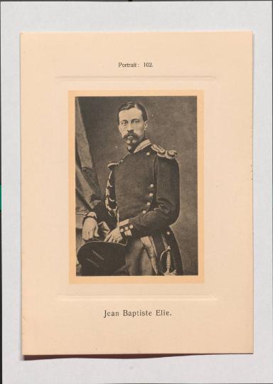 Jean Baptiste Elie aus Adolph Goldbergs Porträt-Sammlung hervorragender Flöten-Virtuosen, Dilettanten und Komponisten