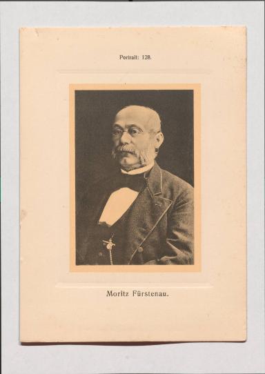 Moritz Fürstenau aus Adolph Goldbergs Porträt-Sammlung hervorragender Flöten-Virtuosen, Dilettanten und Komponisten