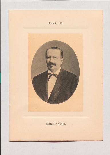 Rafaele Galli aus Adolph Goldbergs Porträt-Sammlung hervorragender Flöten-Virtuosen, Dilettanten und Komponisten