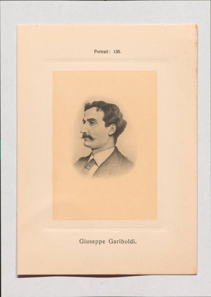 Giuseppe Gariboldi aus Adolph Goldbergs Porträt-Sammlung hervorragender Flöten-Virtuosen, Dilettanten und Komponisten
