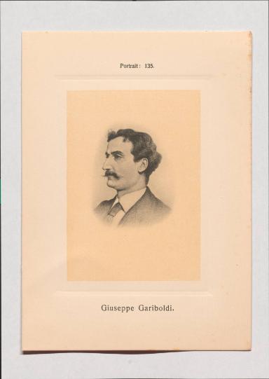 Giuseppe Gariboldi aus Adolph Goldbergs Porträt-Sammlung hervorragender Flöten-Virtuosen, Dilettanten und Komponisten