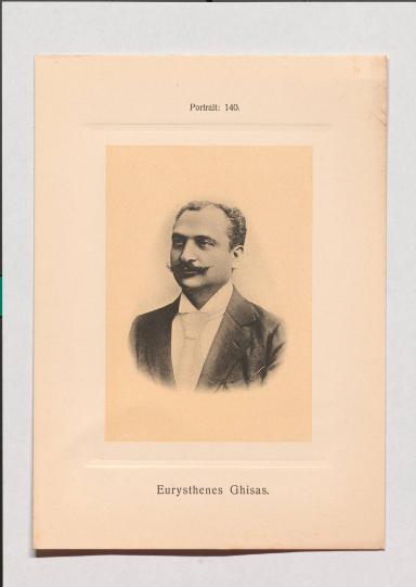 Eurysthenes Ghisas aus Adolph Goldbergs Porträt-Sammlung hervorragender Flöten-Virtuosen, Dilettanten und Komponisten
