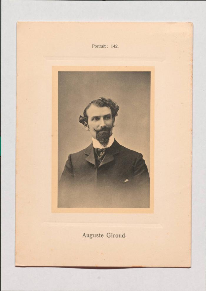 Auguste Giroud aus Adolph Goldbergs Porträt-Sammlung hervorragender Flöten-Virtuosen, Dilettanten und Komponisten