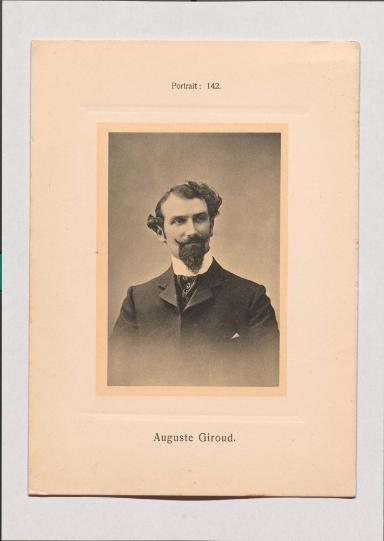 Auguste Giroud aus Adolph Goldbergs Porträt-Sammlung hervorragender Flöten-Virtuosen, Dilettanten und Komponisten