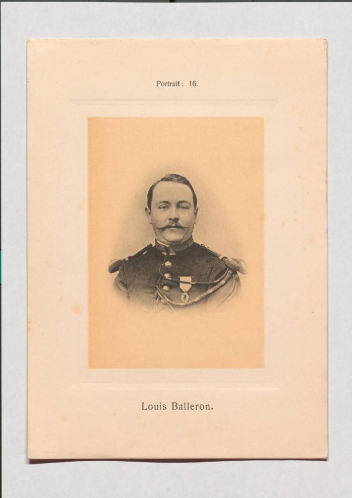 Louis Balleron aus Adolph Goldbergs Porträt-Sammlung hervorragender Flöten-Virtuosen, Dilettanten und Komponisten