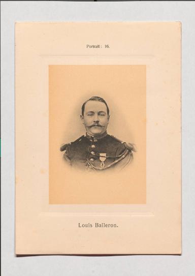 Louis Balleron aus Adolph Goldbergs Porträt-Sammlung hervorragender Flöten-Virtuosen, Dilettanten und Komponisten