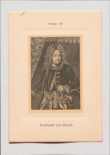 Ferdinand von Harsch aus Adolph Goldbergs Porträt-Sammlung hervorragender Flöten-Virtuosen, Dilettanten und Komponisten