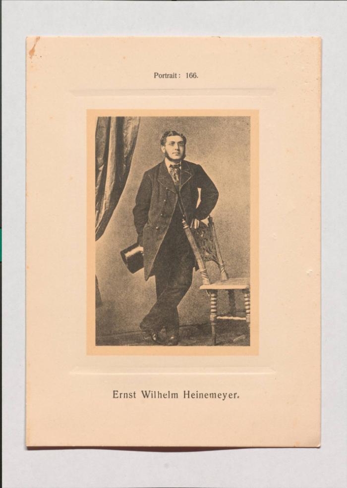 Ernst Wilhelm Heinemeyer aus Adolph Goldbergs Porträt-Sammlung hervorragender Flöten-Virtuosen, Dilettanten und Komponisten