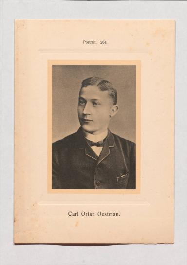 Carl Orian Oestman aus Adolph Goldbergs Porträt-Sammlung hervorragender Flöten-Virtuosen, Dilettanten und Komponisten