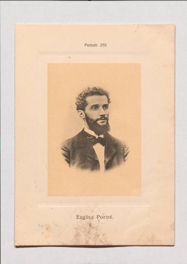 Eugène Portré aus Adolph Goldbergs Porträt-Sammlung hervorragender Flöten-Virtuosen, Dilettanten und Komponisten