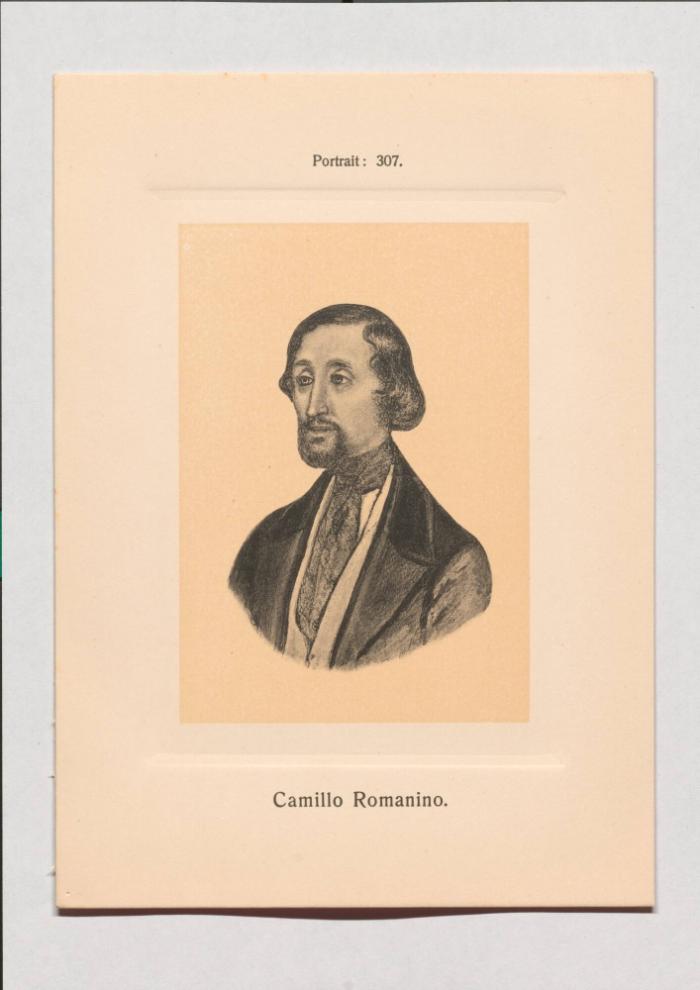 Camillo Romanino aus Adolph Goldbergs Porträt-Sammlung hervorragender Flöten-Virtuosen, Dilettanten und Komponisten