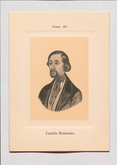 Camillo Romanino aus Adolph Goldbergs Porträt-Sammlung hervorragender Flöten-Virtuosen, Dilettanten und Komponisten