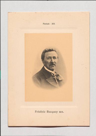 Frèdéric Rucquoy sen. aus Adolph Goldbergs Porträt-Sammlung hervorragender Flöten-Virtuosen, Dilettanten und Komponisten