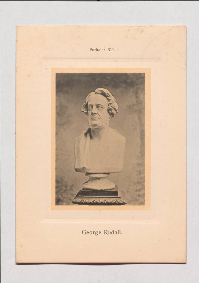 George Rudall aus Adolph Goldbergs Porträt-Sammlung hervorragender Flöten-Virtuosen, Dilettanten und Komponisten