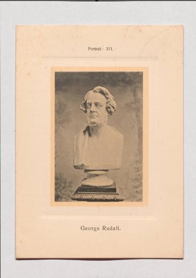 George Rudall aus Adolph Goldbergs Porträt-Sammlung hervorragender Flöten-Virtuosen, Dilettanten und Komponisten