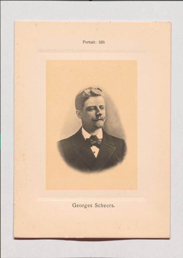 Georges Scheers aus Adolph Goldbergs Porträt-Sammlung hervorragender Flöten-Virtuosen, Dilettanten und Komponisten