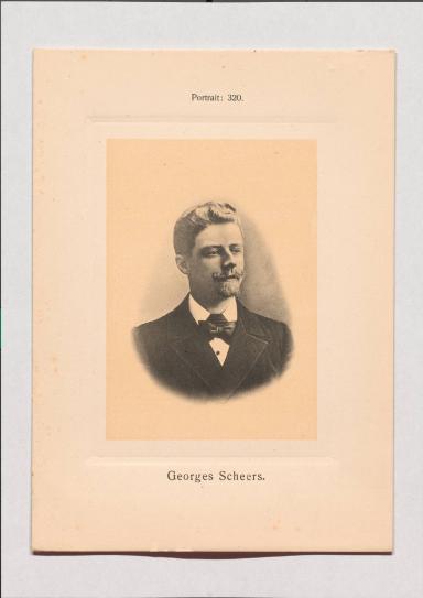 Georges Scheers aus Adolph Goldbergs Porträt-Sammlung hervorragender Flöten-Virtuosen, Dilettanten und Komponisten