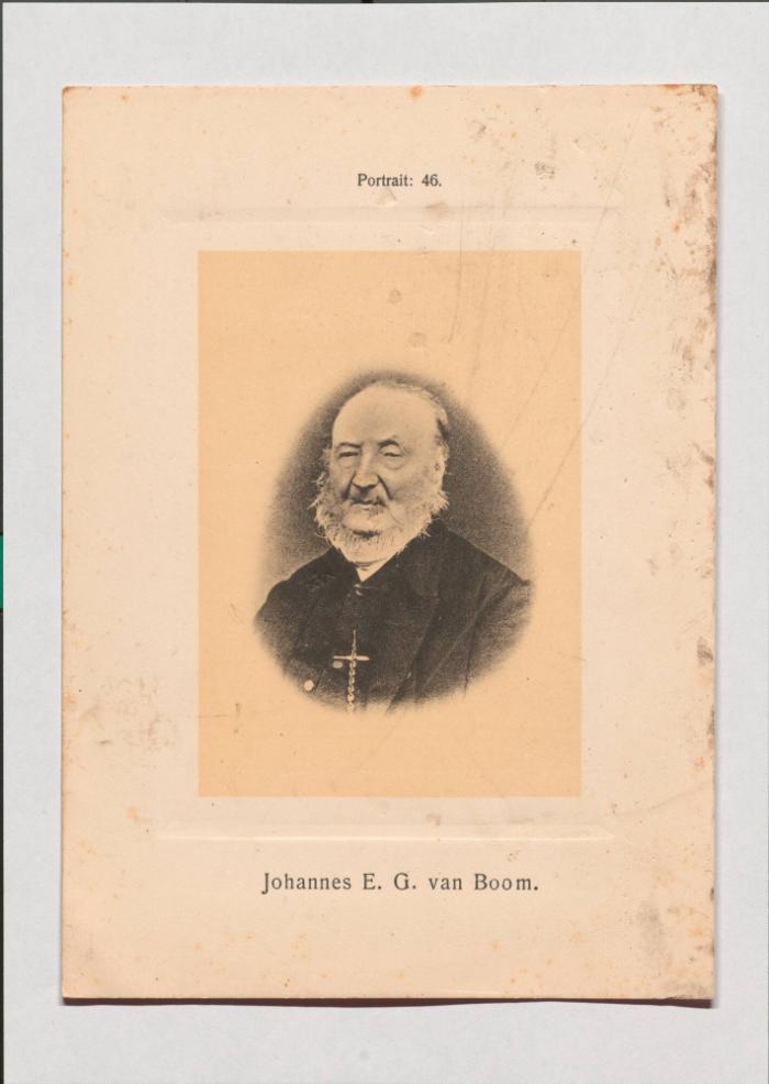 Johannes E. G. van Boom aus Adolph Goldbergs Porträt-Sammlung hervorragender Flöten-Virtuosen, Dilettanten und Komponisten
