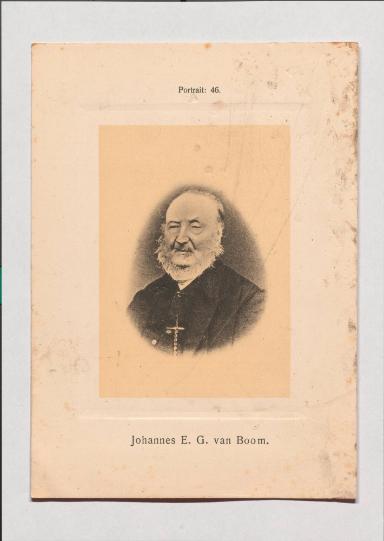 Johannes E. G. van Boom aus Adolph Goldbergs Porträt-Sammlung hervorragender Flöten-Virtuosen, Dilettanten und Komponisten