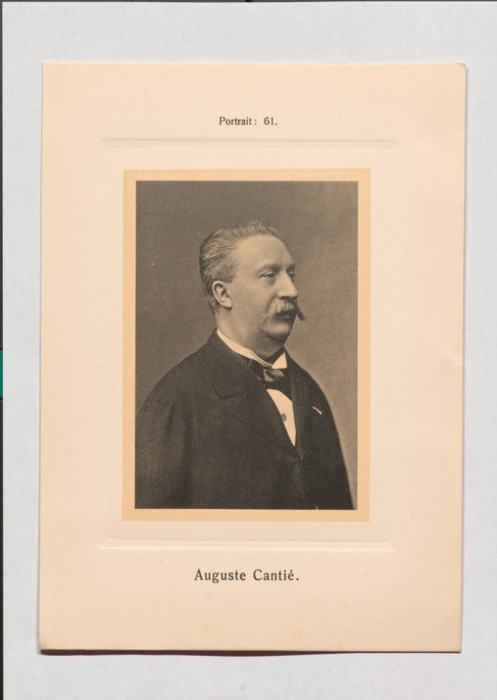 Auguste Cantié aus Adolph Goldbergs Porträt-Sammlung hervorragender Flöten-Virtuosen, Dilettanten und Komponisten