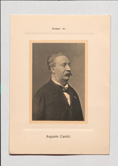 Auguste Cantié aus Adolph Goldbergs Porträt-Sammlung hervorragender Flöten-Virtuosen, Dilettanten und Komponisten