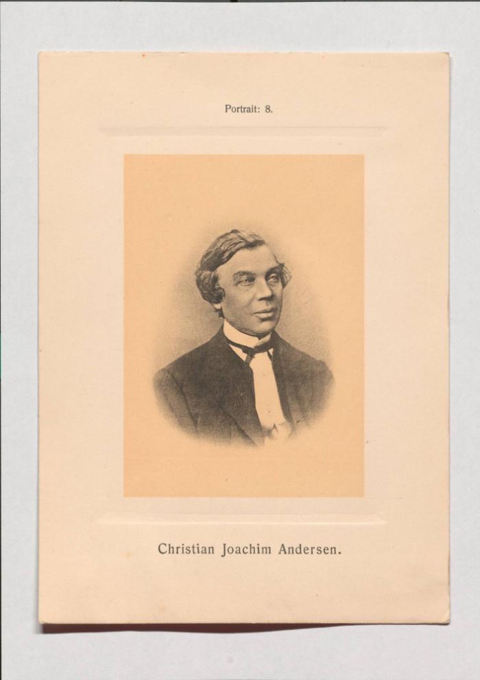 Christian Joachim Andersen aus Adolph Goldbergs Porträt-Sammlung hervorragender Flöten-Virtuosen, Dilettanten und Komponisten