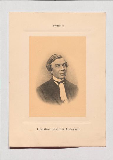 Christian Joachim Andersen aus Adolph Goldbergs Porträt-Sammlung hervorragender Flöten-Virtuosen, Dilettanten und Komponisten