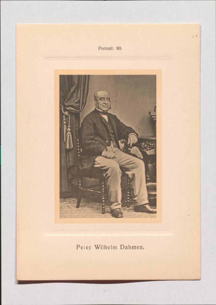 Peter Wilhelm Dahmen aus Adolph Goldbergs Porträt-Sammlung hervorragender Flöten-Virtuosen, Dilettanten und Komponisten