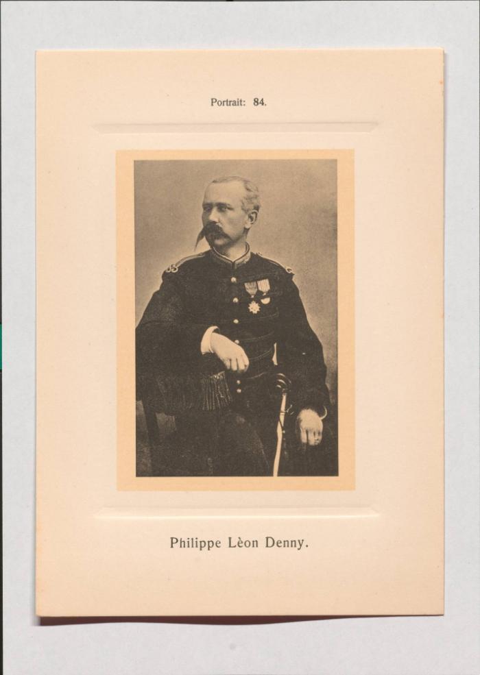 Philippe Lèon Denny aus Adolph Goldbergs Porträt-Sammlung hervorragender Flöten-Virtuosen, Dilettanten und Komponisten