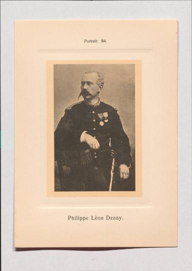 Philippe Lèon Denny aus Adolph Goldbergs Porträt-Sammlung hervorragender Flöten-Virtuosen, Dilettanten und Komponisten