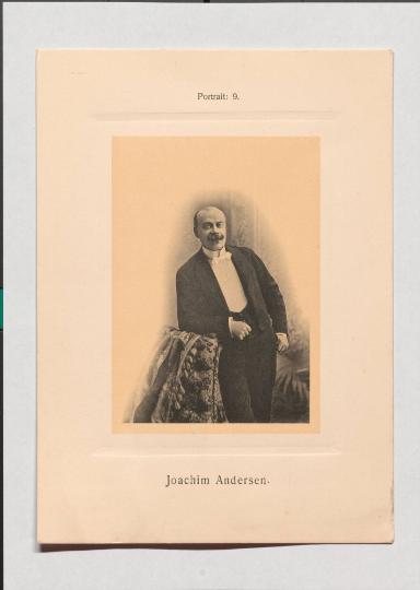 Joachim Andersen aus Adolph Goldbergs Porträt-Sammlung hervorragender Flöten-Virtuosen, Dilettanten und Komponisten