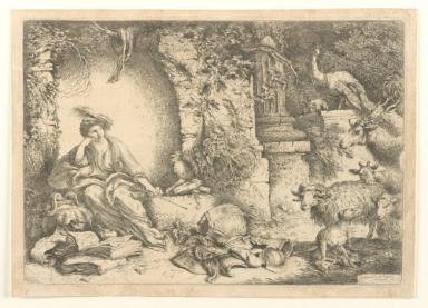 Circe verwandelt die Männer des Odysseus in Tiere