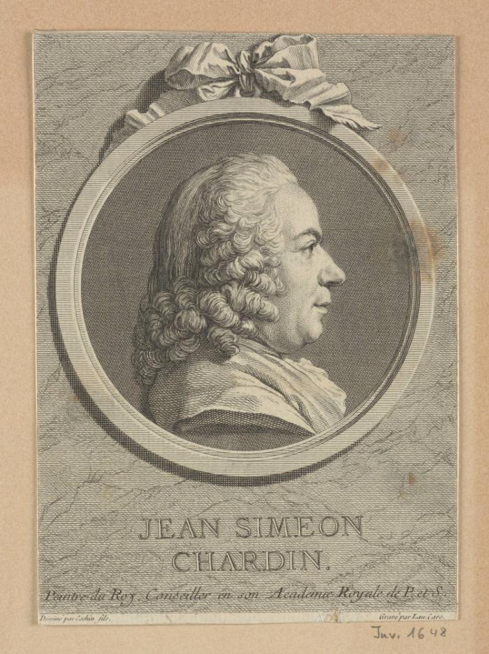 Porträt des Jean Simeon Chardin