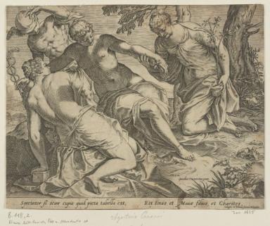 Merkur und die drei Grazien