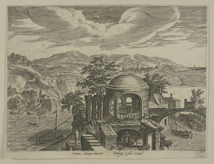 Serie: Landschaften mit Ruinen (Blatt 6/10)