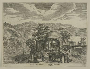 Serie: Landschaften mit Ruinen (Blatt 6/10)