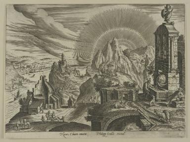 Serie: Landschaften mit Ruinen (Blatt 8/10)