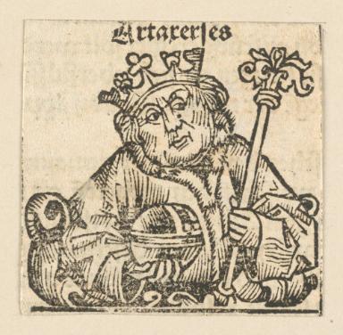 Schedelsche Weltchronik - Herrscherdarstellungen: Artarerses (070v)