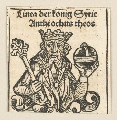 Schedelsche Weltchronik - Herrscherdarstellungen: Aventinus Filius (053r)