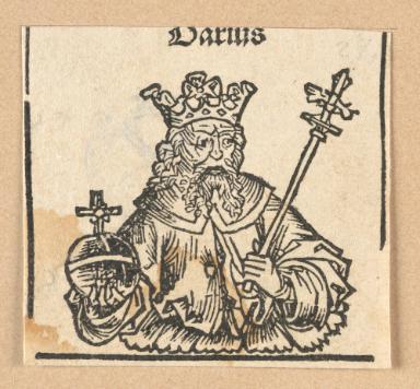 Schedelsche Weltchronik - Herrscherdarstellungen: Darius (072v)
