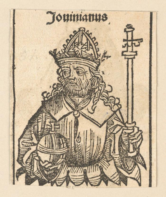 Schedelsche Weltchronik - Herrscherdarstellungen: Jovinianus (132r)